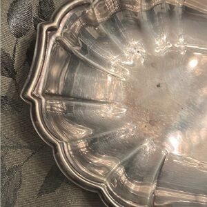 Elegant Silver Plated Serving Tray